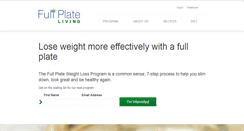 Desktop Screenshot of fullplateliving.org